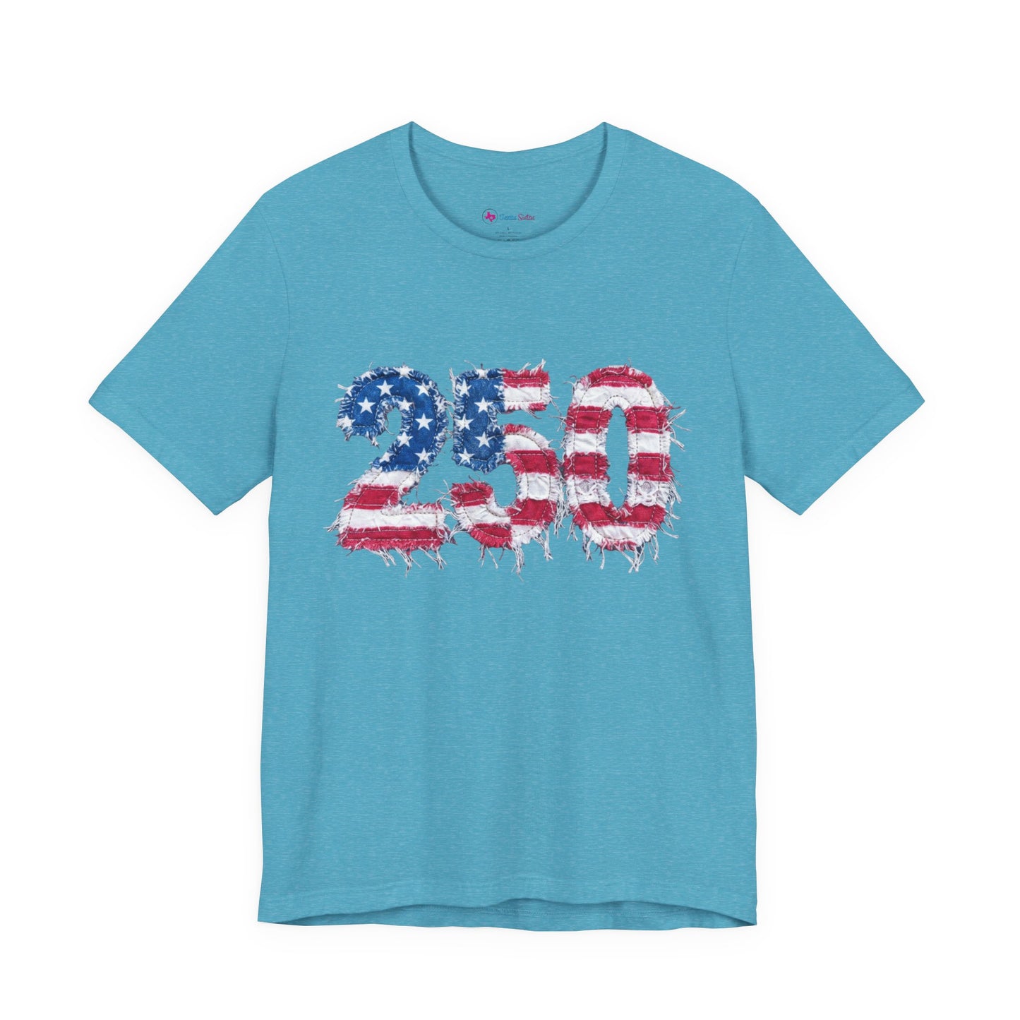 4th of July Frayed Patch Graphic Tee — Patriotic Independence Day T-Shirt