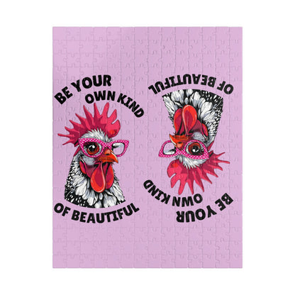 Be Your Own Kind of Beautiful Chicken Puzzle | Assorted Size Jigsaw Puzzles