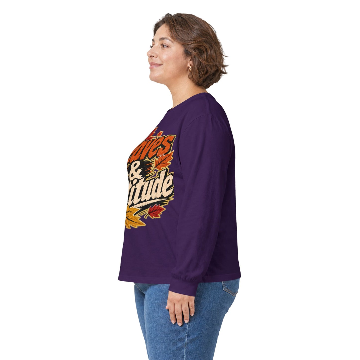 Leaves & Attitude Long Sleeve FALL T-SHIRT
