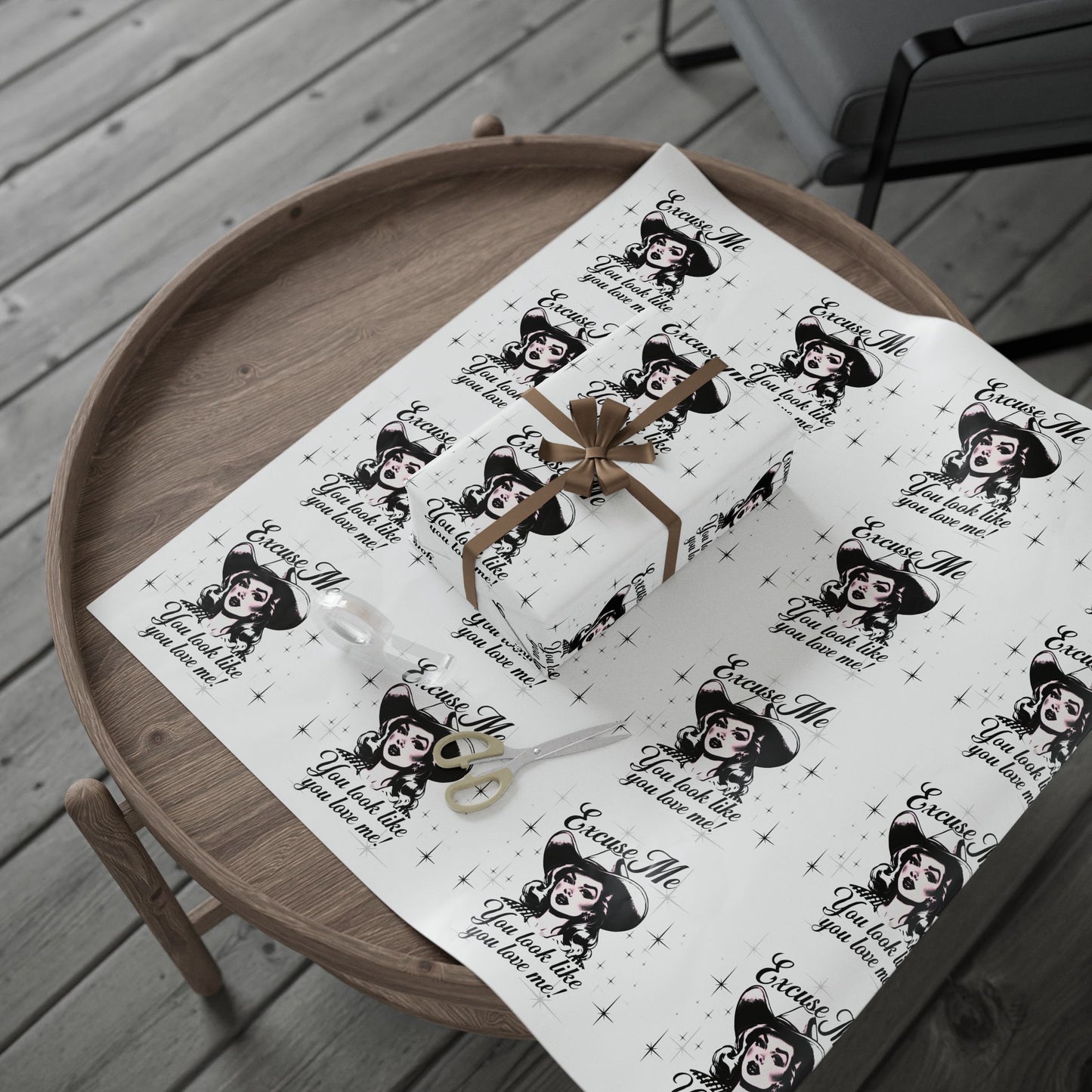 You Look Like you Love Me Chic Gift Wrap