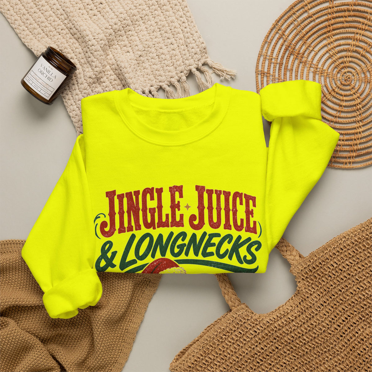 Jingle Juice & Longnecks Christmas Sweatshirt