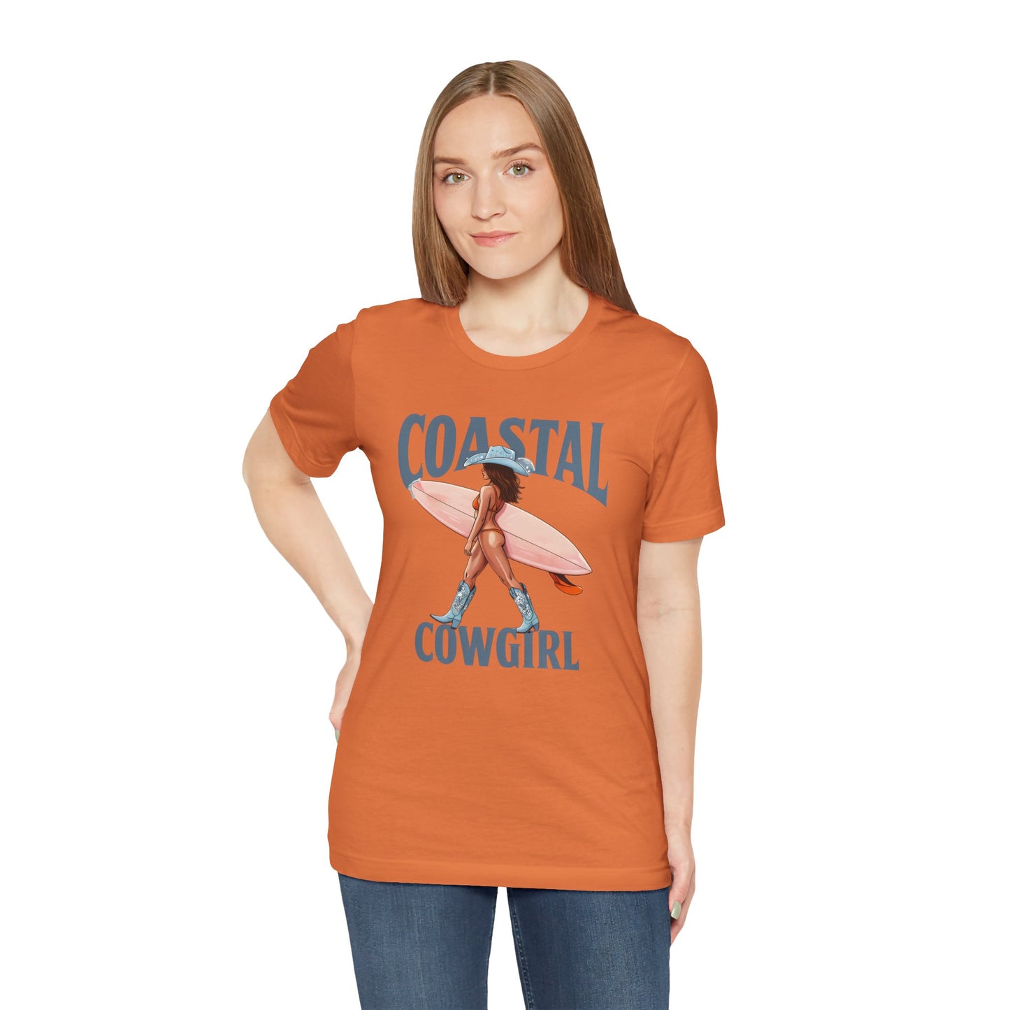 Coastal Cowgirl Tee — Surfing Cowgirl Graphic T-Shirt