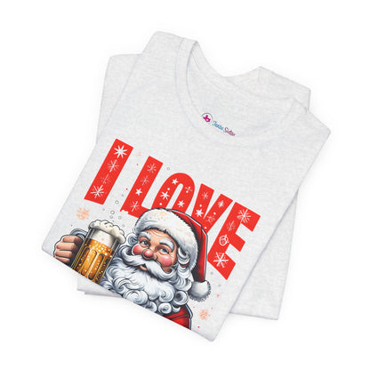 Funny Santa I LOVE DECEM-BEER T-Shirt