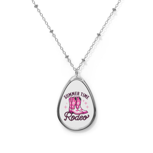 SUMMERTIME RODEO Oval Necklace - Adventure Inspired Jewelry