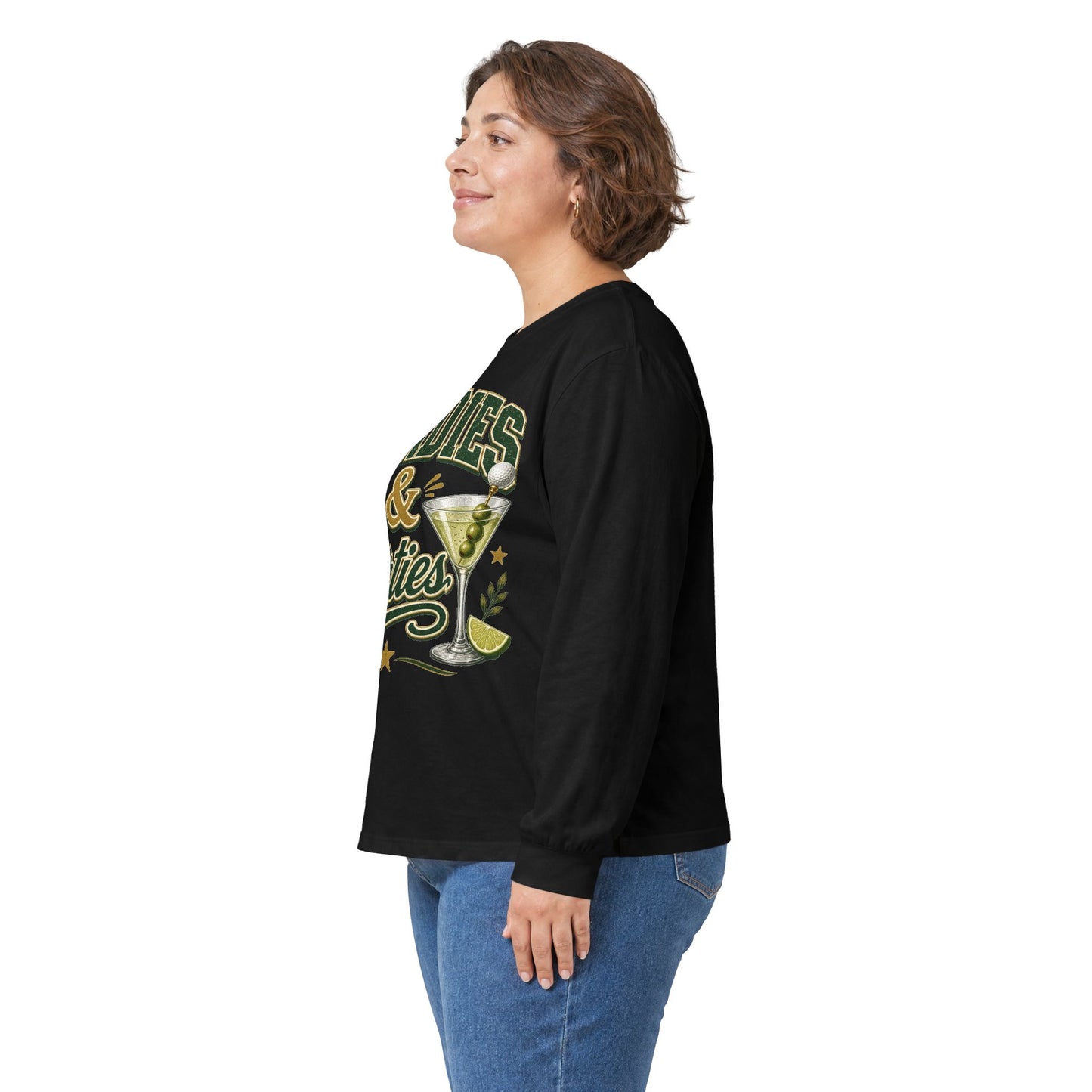 Birdies & Dirties Long Sleeve T-Shirt Golf Cocktail Marini's