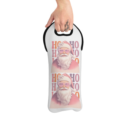 Santa HO HO HO Wine Tote Bag
