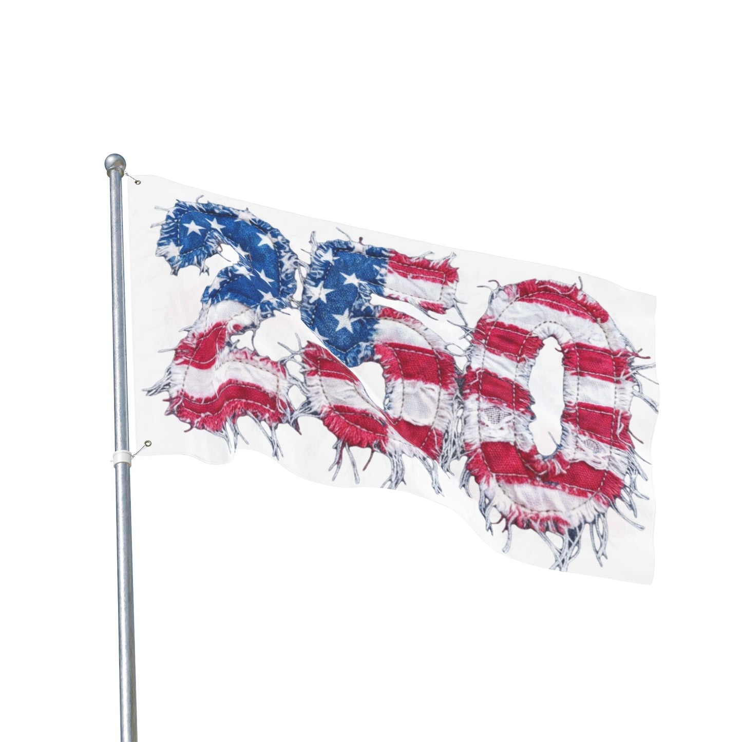 250th 4th of JULY American Flag Double Sided Flag