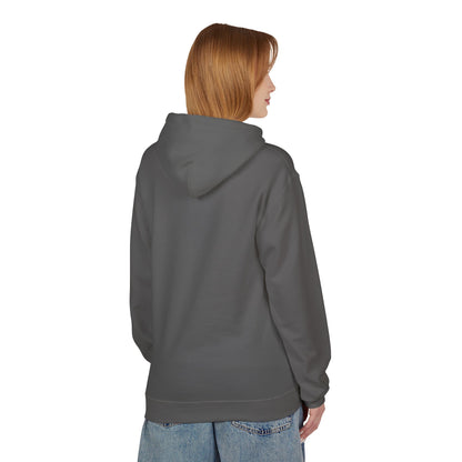 Inspirational Unisex Fleece Hoodie - Don't Look Back, Motivational Gift for Teenagers, Cozy Casual Wear, Perfect for Birthdays & Holidays