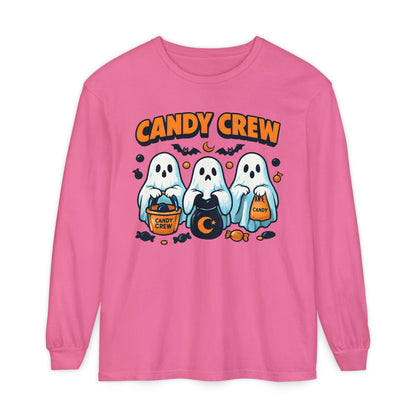 Halloween Ghosts Candy Crew Long Sleeve T-Shirt