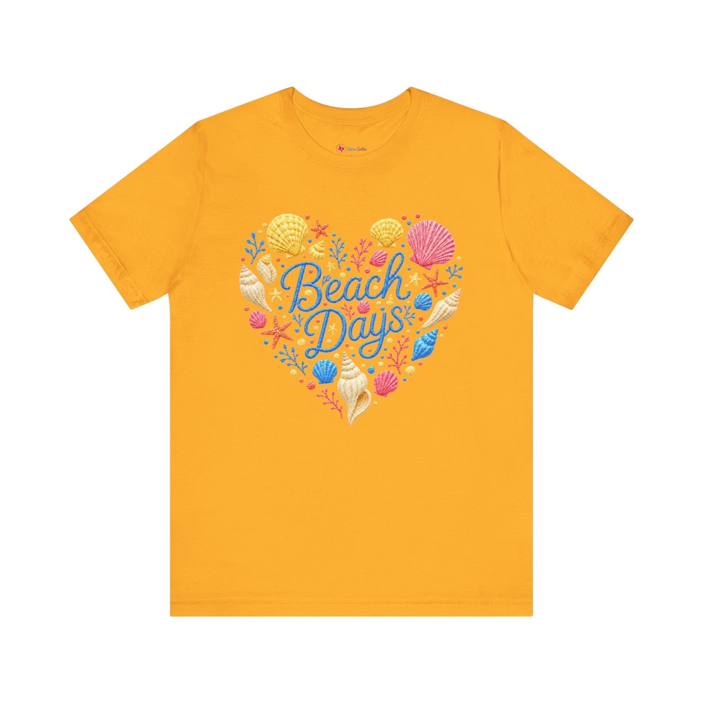 Beach Days heart seashells T-Shirt