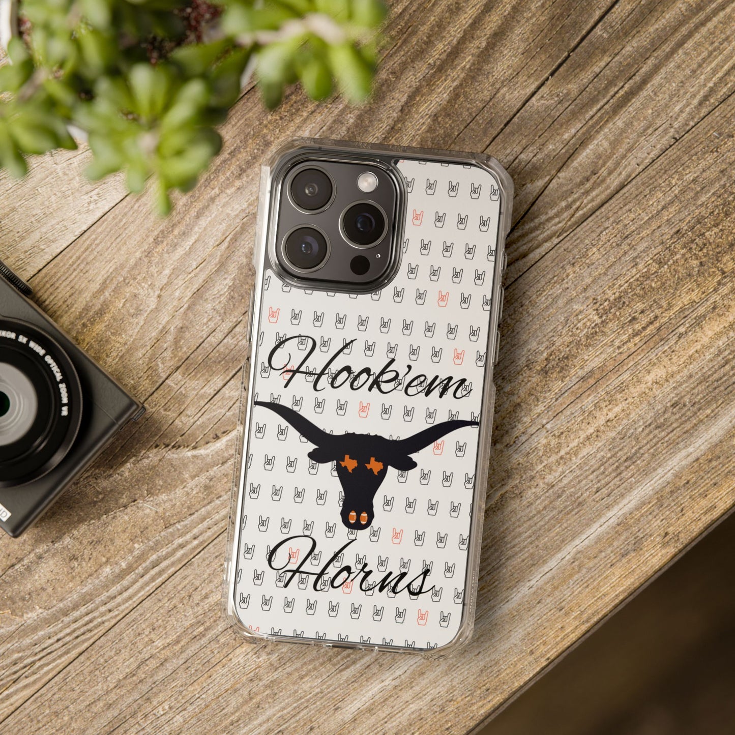 Magnet - Texas Longhorns Football Mini Hook'em Horns Design