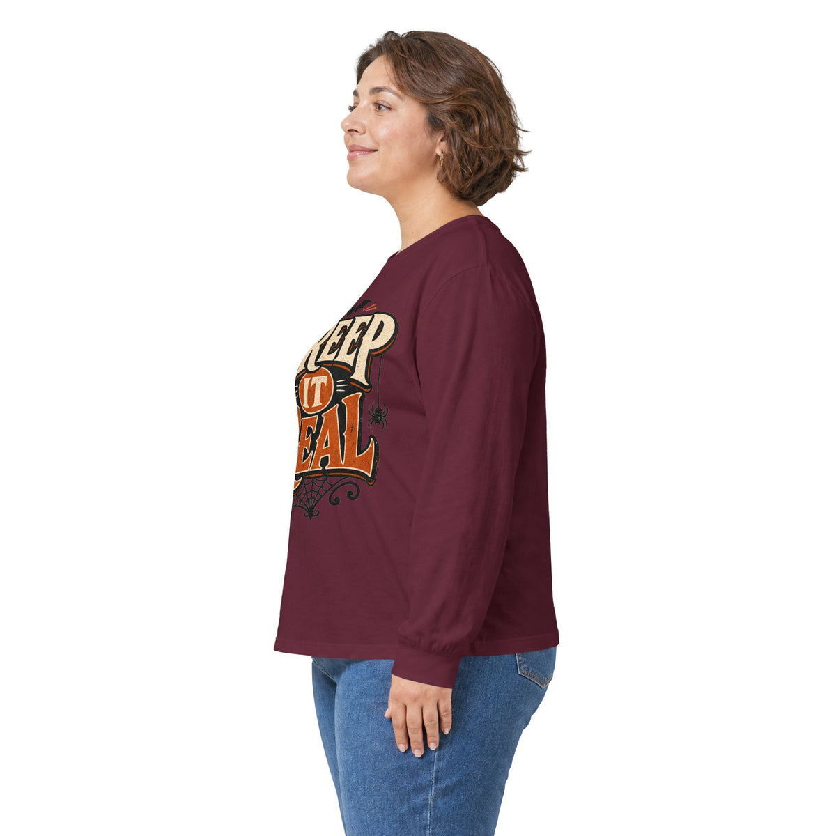 Creep It Real Halloween Long Sleeve T-Shirt