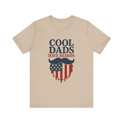 COOL DADS HAVE BEARDS T-Shirt USA 4th OF JULY