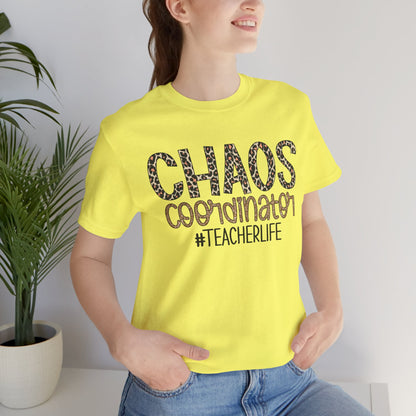 Chaos Coordinator Teacherlife T-shirt - Unisex Tee