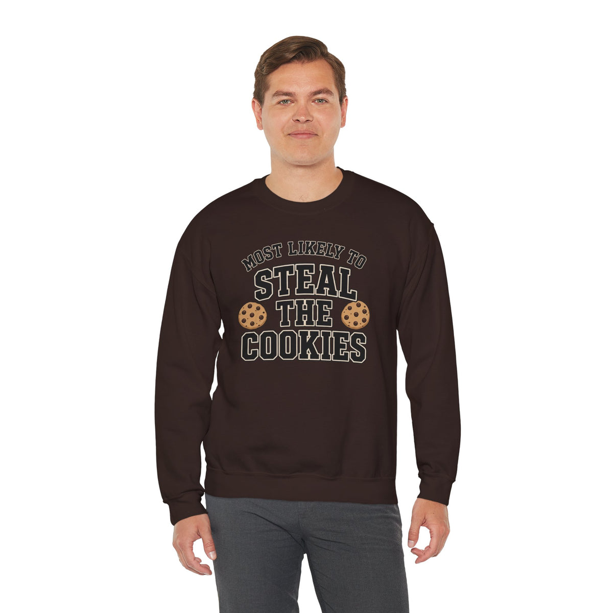 Most Likely To Steal The Cookies Sweatshirt - Christmas Crewneck