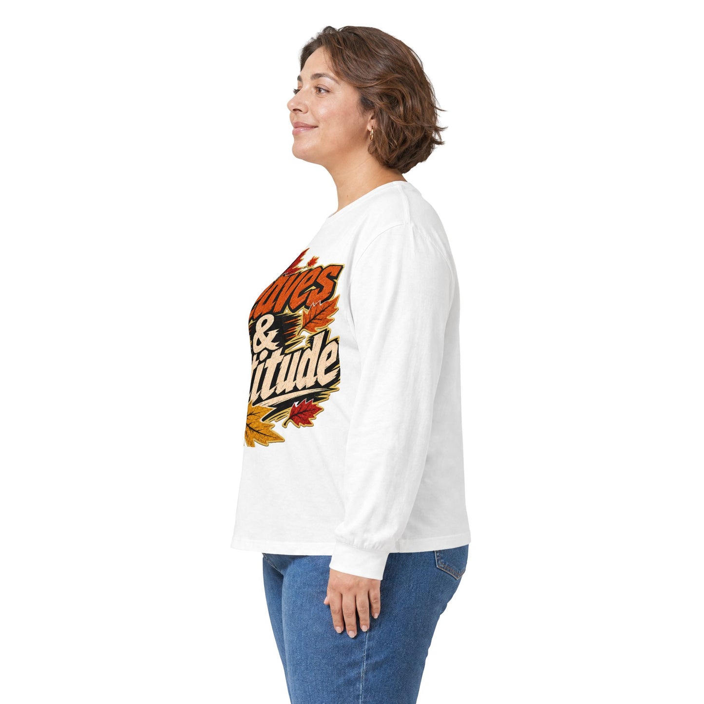 Leaves & Attitude Long Sleeve FALL T-SHIRT