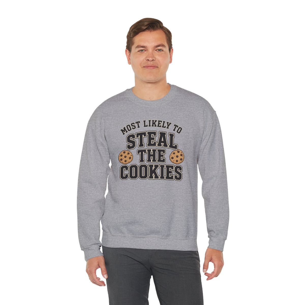 Most Likely To Steal The Cookies Sweatshirt - Christmas Crewneck