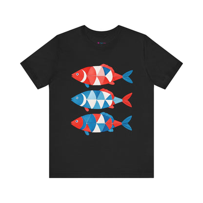 Patriotic Fish T-Shirt Unisex