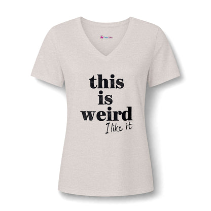 this is weird I like it V-Neck T-Shirt
