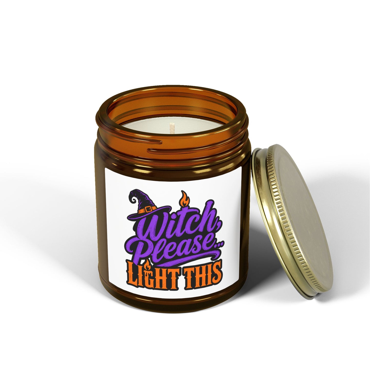 Witch Please 'Light This' Scented Candle — Coconut Apricot Wax (4oz/9oz)