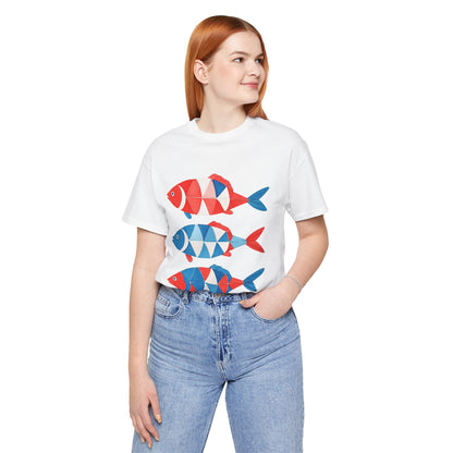 Patriotic Fish T-Shirt Unisex