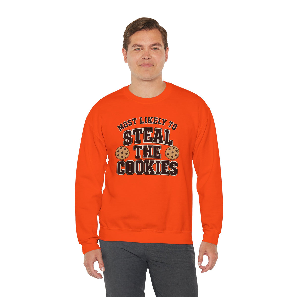 Most Likely To Steal The Cookies Sweatshirt - Christmas Crewneck