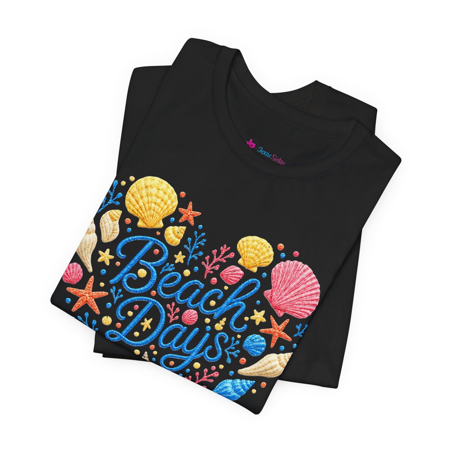 Beach Days heart seashells T-Shirt
