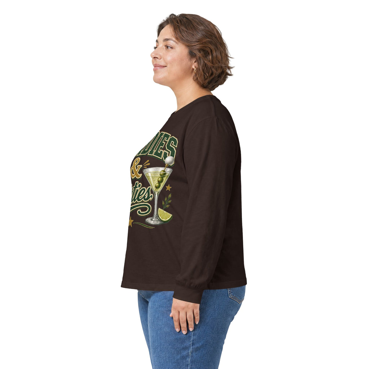 Birdies & Dirties Long Sleeve T-Shirt Golf Cocktail Marini's
