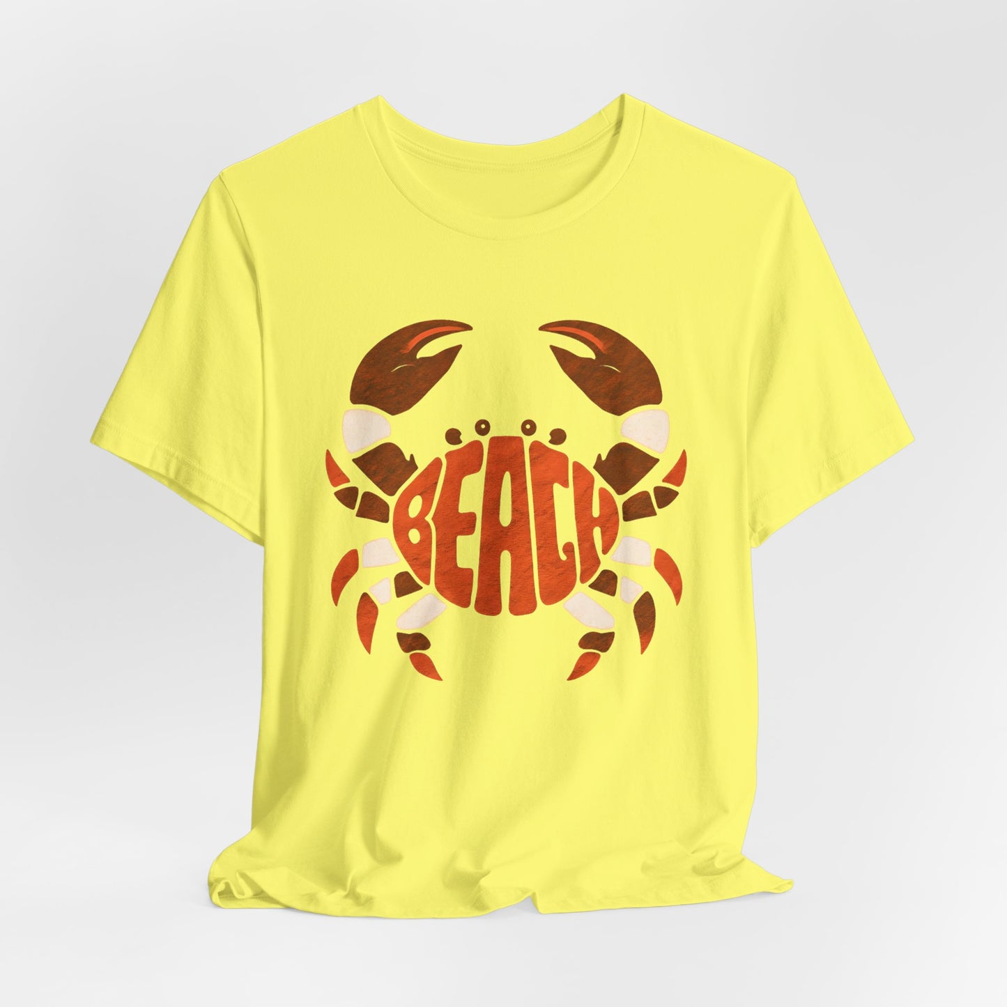 Beach Crab Graphic Tee — Retro Coastal Summer T-Shirt