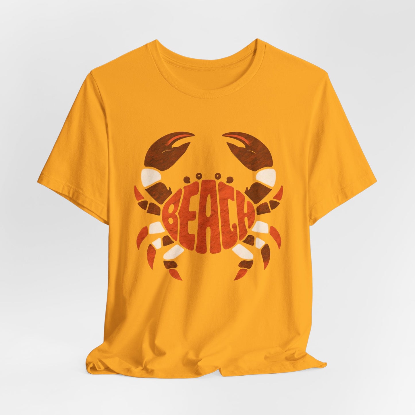 Beach Crab Graphic Tee — Retro Coastal Summer T-Shirt