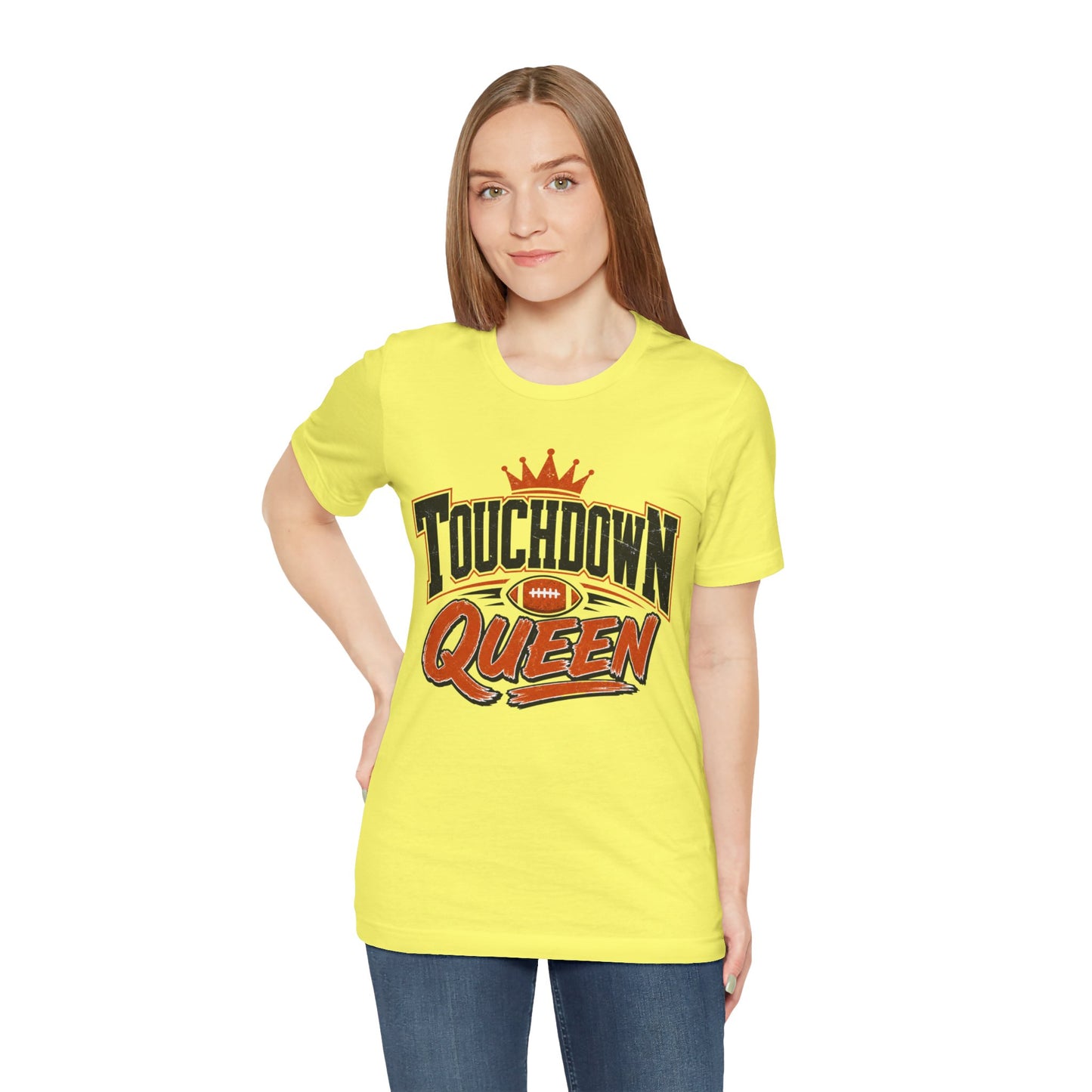Touchdown Queen T-SHIRT Football Season Tailgate Time