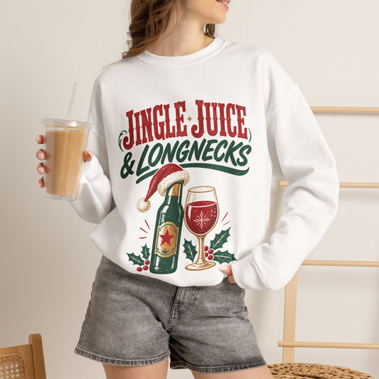 Jingle Juice & Longnecks Christmas Sweatshirt