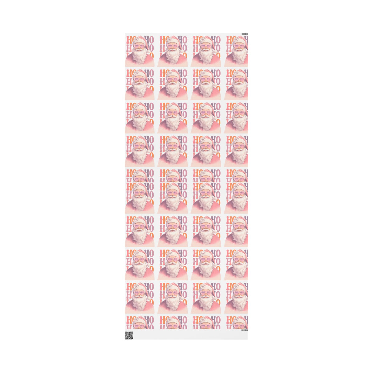 Vintage Santa 'Ho Ho Ho' Christmas Wrapping Paper