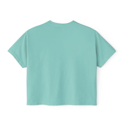 Beach Days Heart Graphic Tee — Women's Boxy Summer T-Shirt