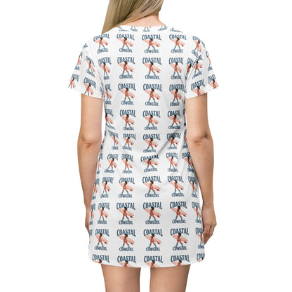 Coastal Cowgirl T‑Shirt Dress — Surfing Cowgirl Cover Up