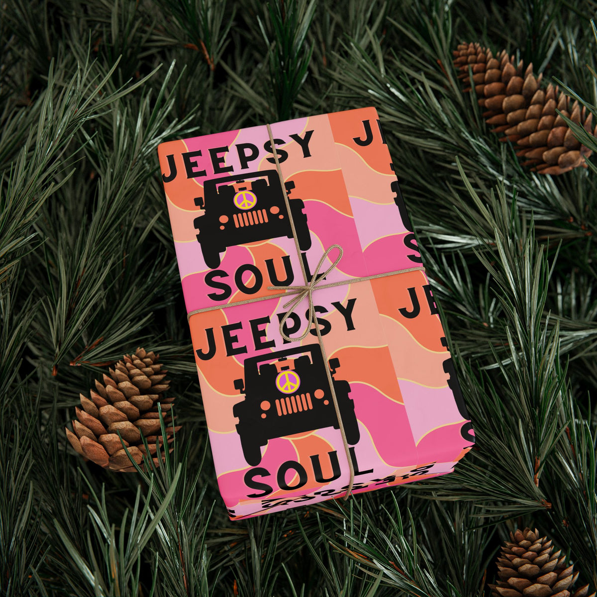 Jeepsy Soul Wrapping Paper - Christmas Birthdays Holidays JEEP Gift Wrap