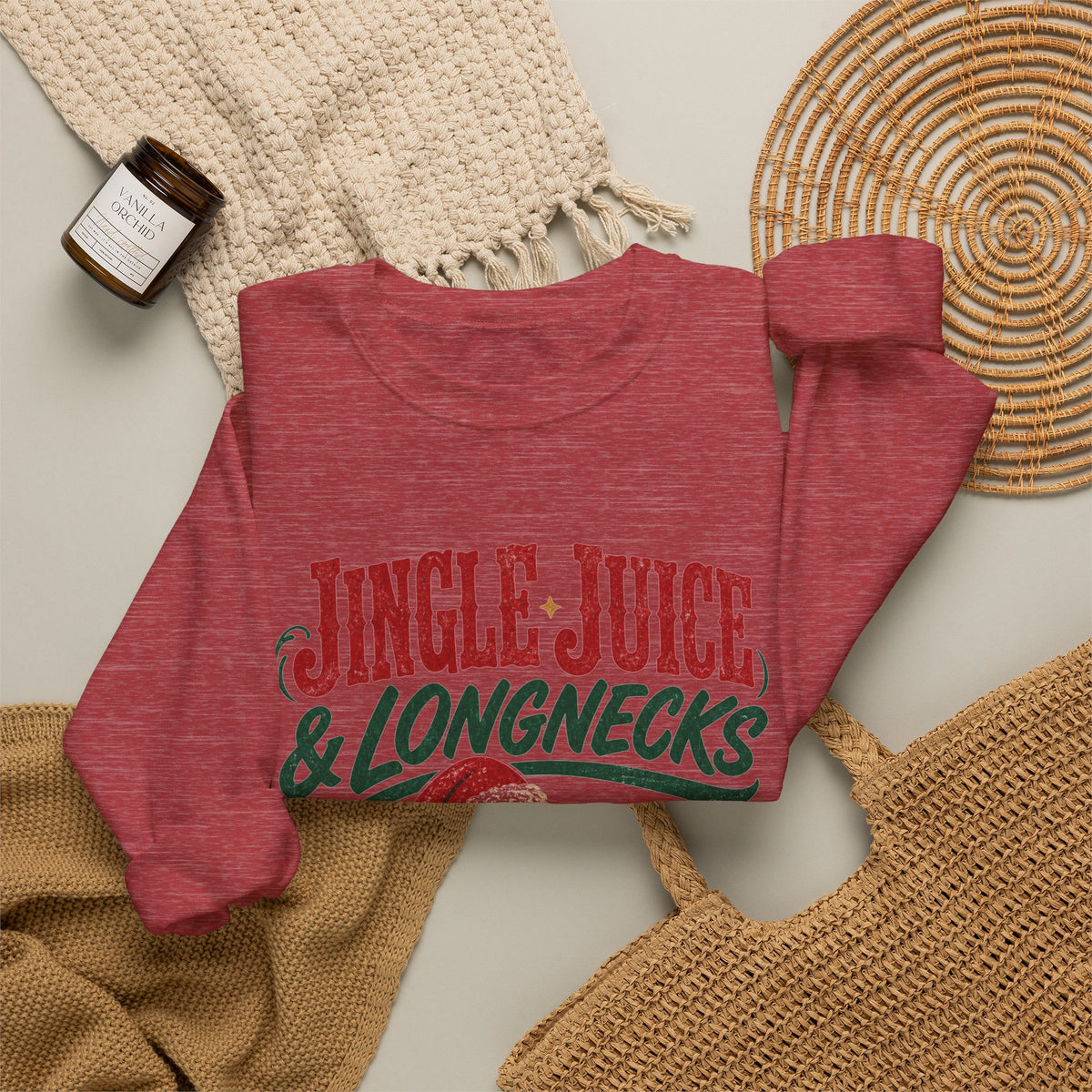 Jingle Juice & Longnecks Christmas Sweatshirt