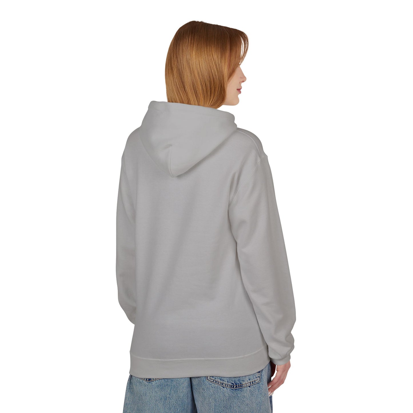 Inspirational Unisex Fleece Hoodie - Don't Look Back, Motivational Gift for Teenagers, Cozy Casual Wear, Perfect for Birthdays & Holidays