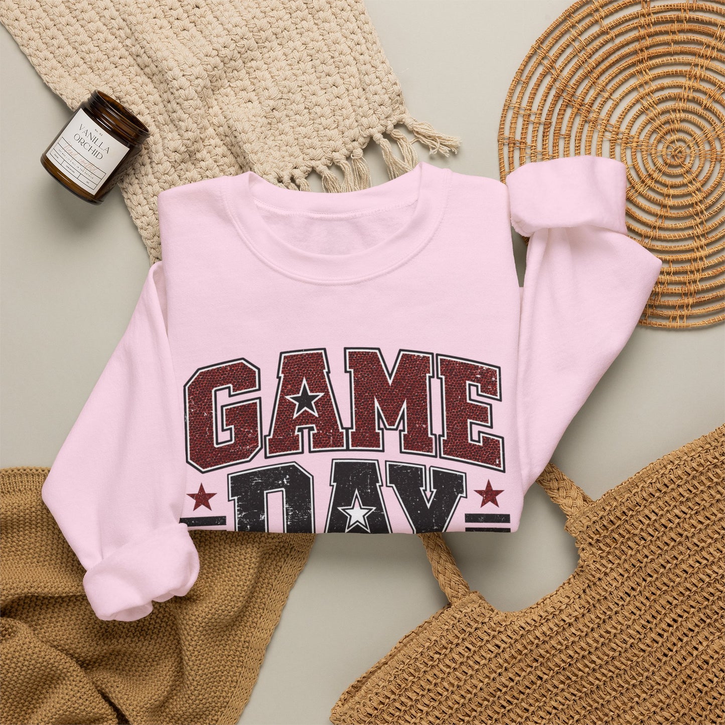 Game Day Mode Sweatshirt — Football Fan Crewneck