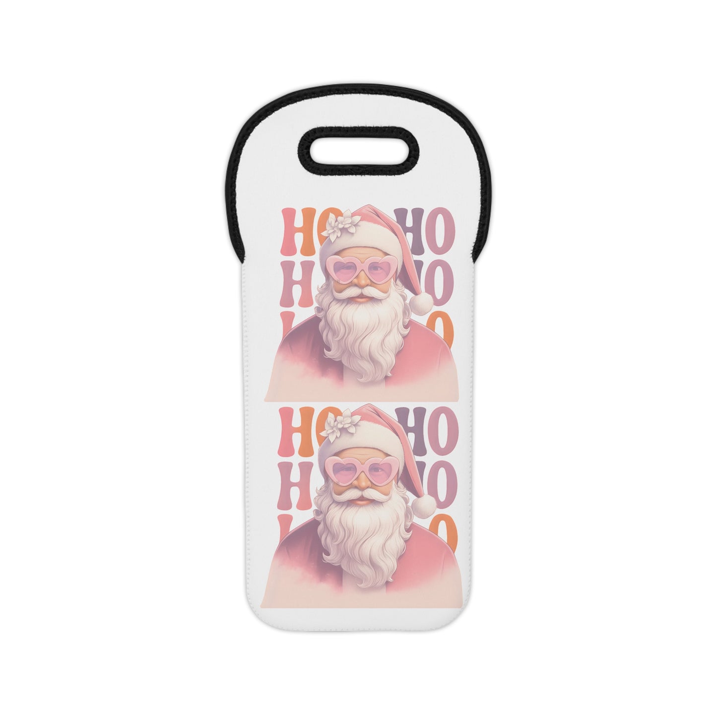 Santa HO HO HO Wine Tote Bag