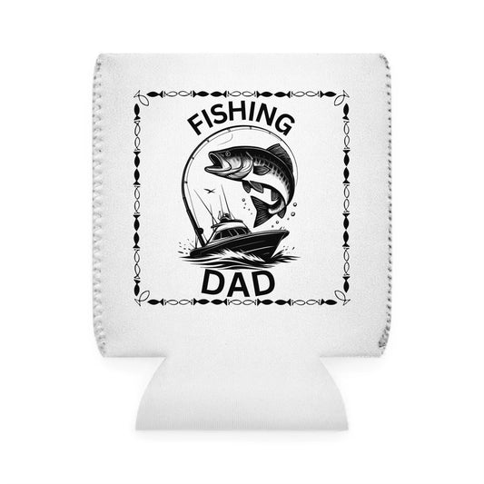 Fishing DAD Beer Can Cooler Sleeve