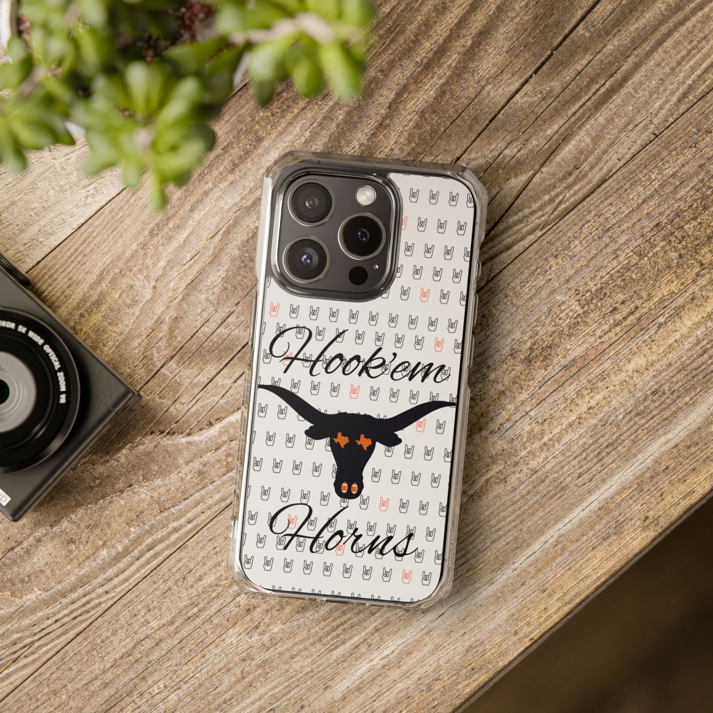 Magnet - Texas Longhorns Football Mini Hook'em Horns Design