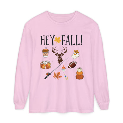 HEY Fall Themed Long Sleeve T-Shirt