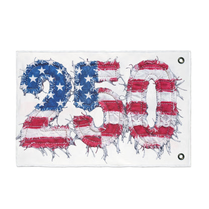 250th 4th of JULY American Flag Double Sided Flag