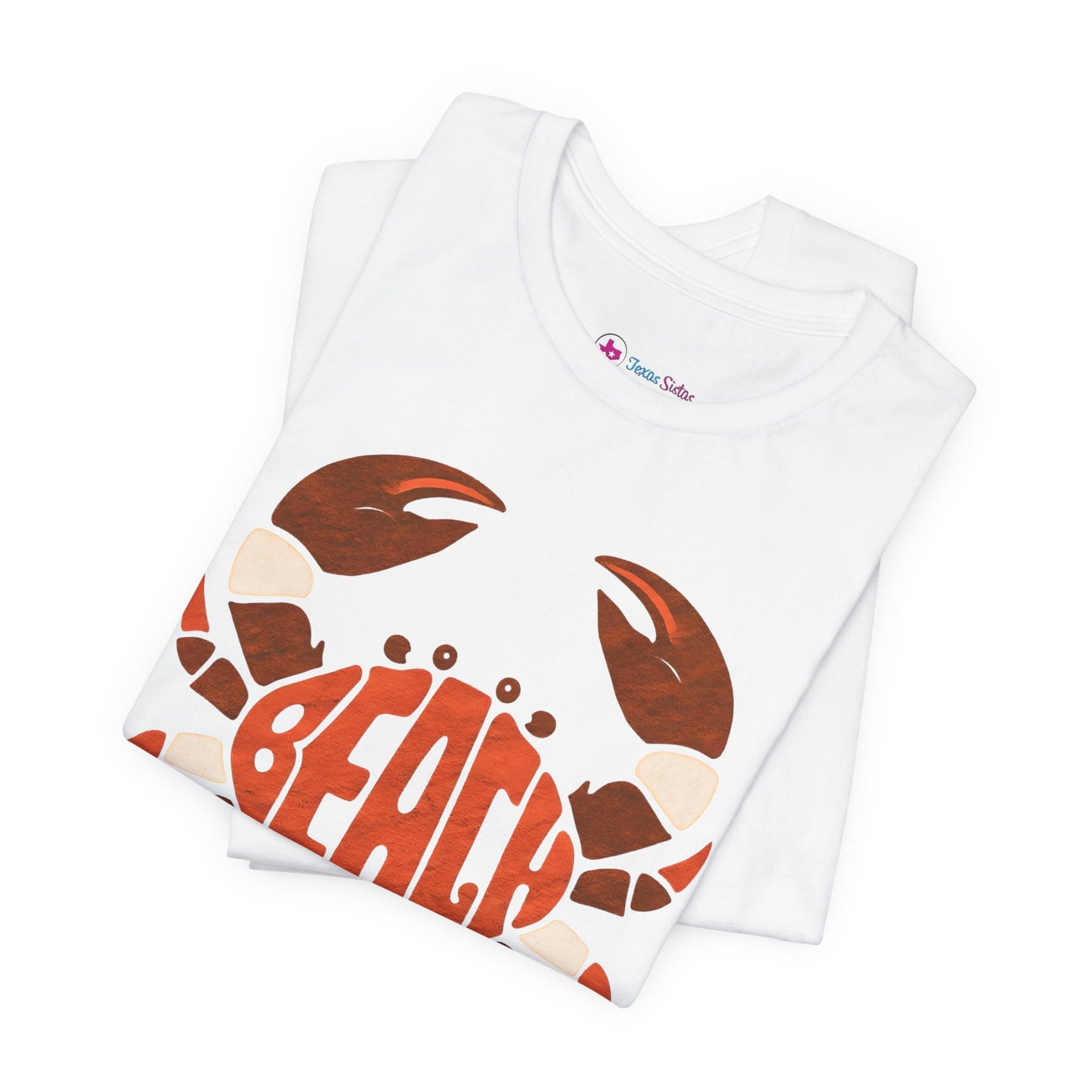 Beach Crab Graphic Tee — Retro Coastal Summer T-Shirt