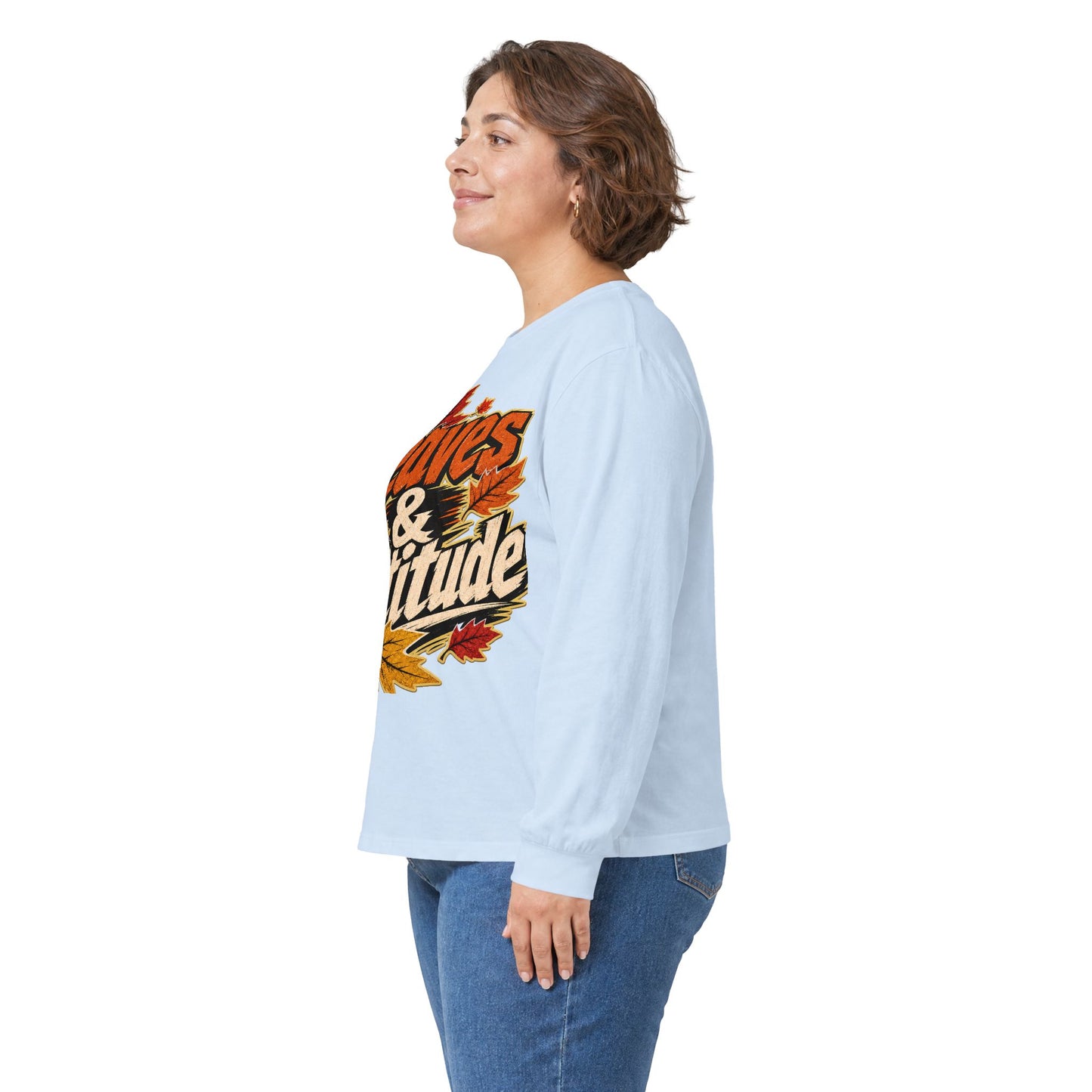 Leaves & Attitude Long Sleeve FALL T-SHIRT