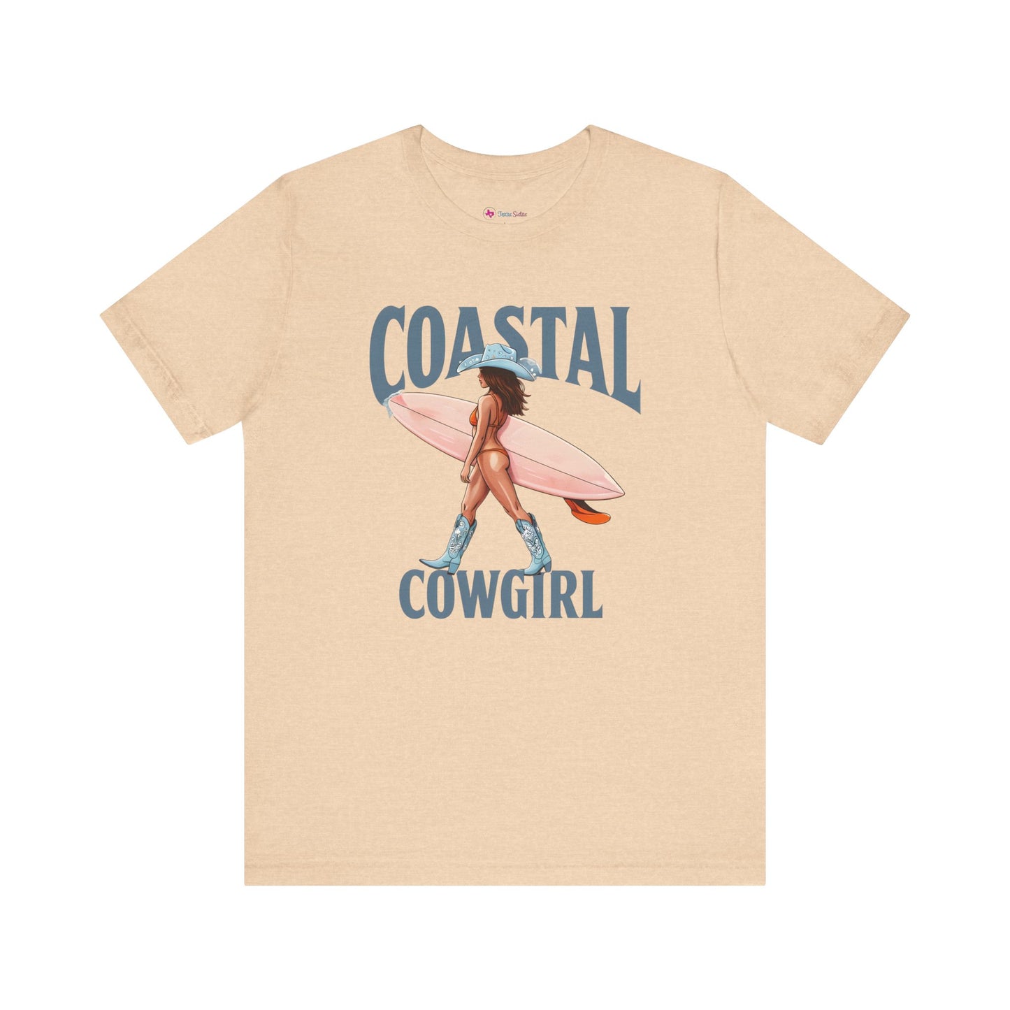 Coastal Cowgirl Tee — Surfing Cowgirl Graphic T-Shirt