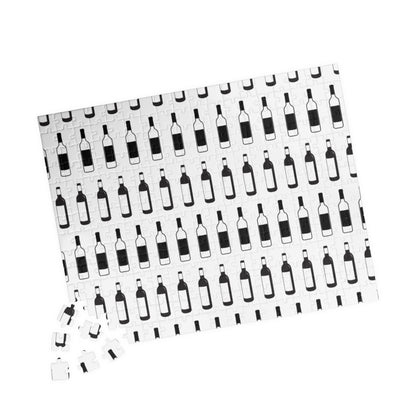Wine Bottle Pattern Puzzle 520 or 1014 Piece Jigsaw
