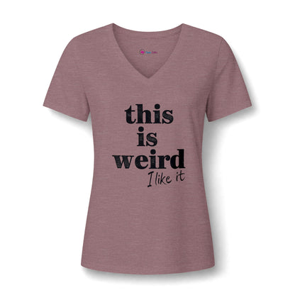 this is weird I like it V-Neck T-Shirt
