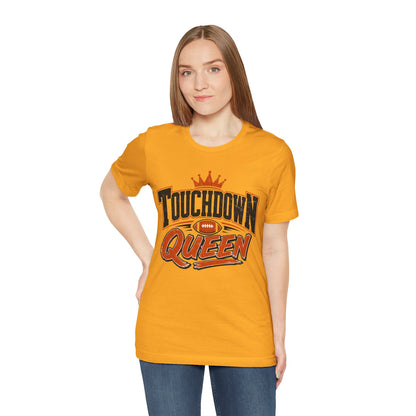Touchdown Queen T-SHIRT Football Season Tailgate Time